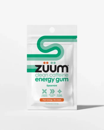 Zuum Energy Gum - Spearmint [10 Chewing Gum Pieces]